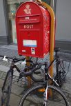 Les boîtes aux lettres rouges de Copenhague